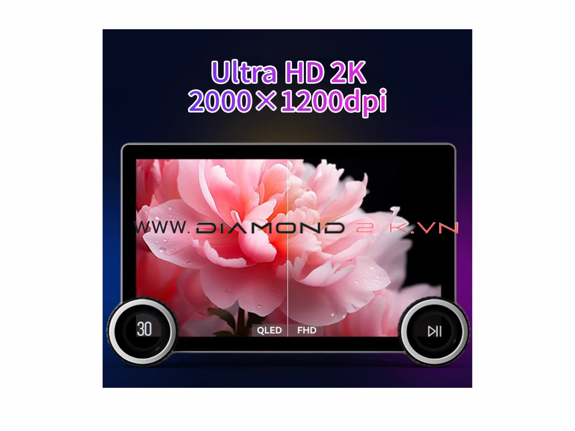 Màn Hình Android Diamond 2K Pro 360